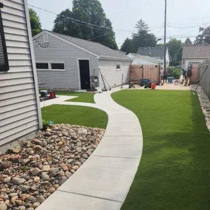 outdoor walkways in Loretto MN adding structure function and visual appeal to yard designs