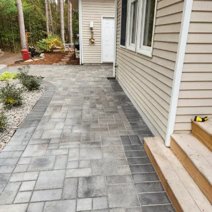 Paver walkway construction in Loretto MN providing long lasting and stylish outdoor walking surfaces