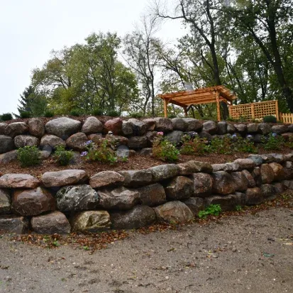retaining wall services in Loretto MN stabilizing yards and enhancing outdoor property structure