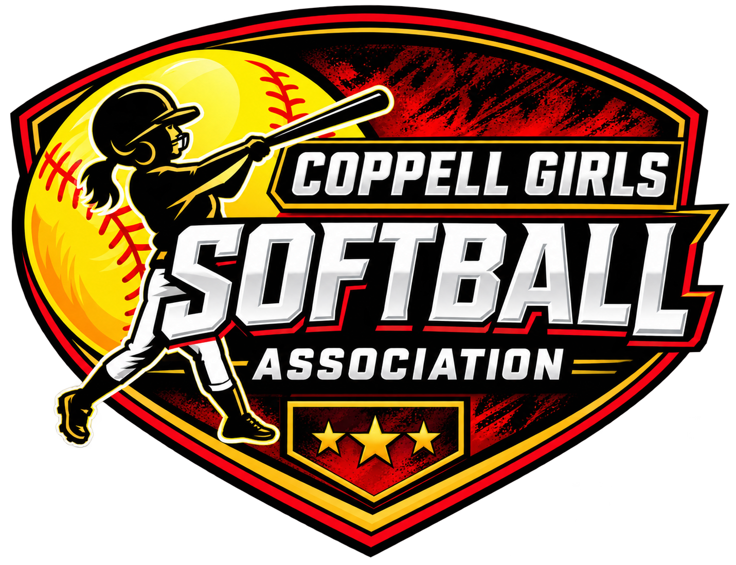 Coppell Girls Softball Association Logo