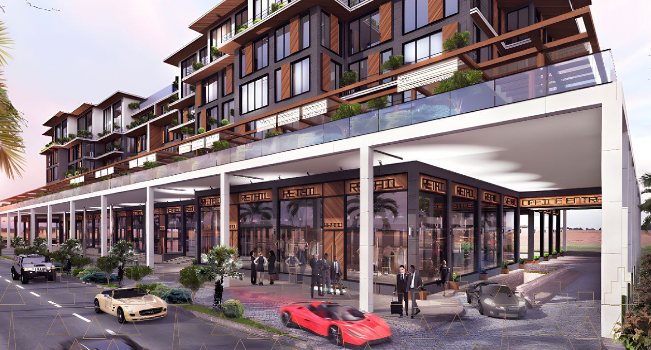 Ocean House is a dynamic destination in Dar es Salaam with prime coastal location on the Indian Ocean and next to the golf course, it has a commercial center, office spaces, a hotel, and residences.
