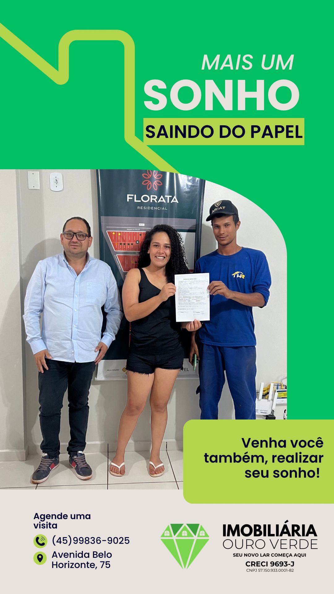 Clientes Imobiliária Ouro Verde