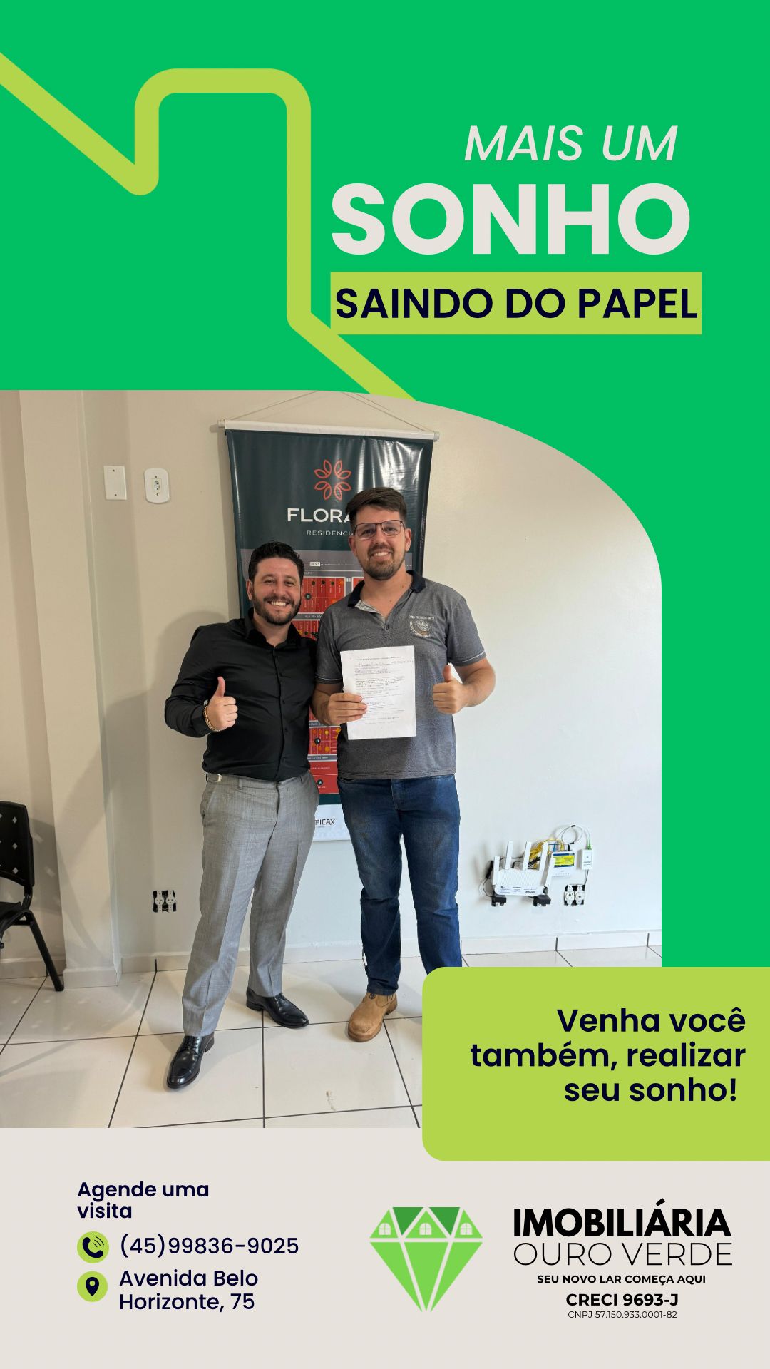 Clientes Imobiliária Ouro Verde