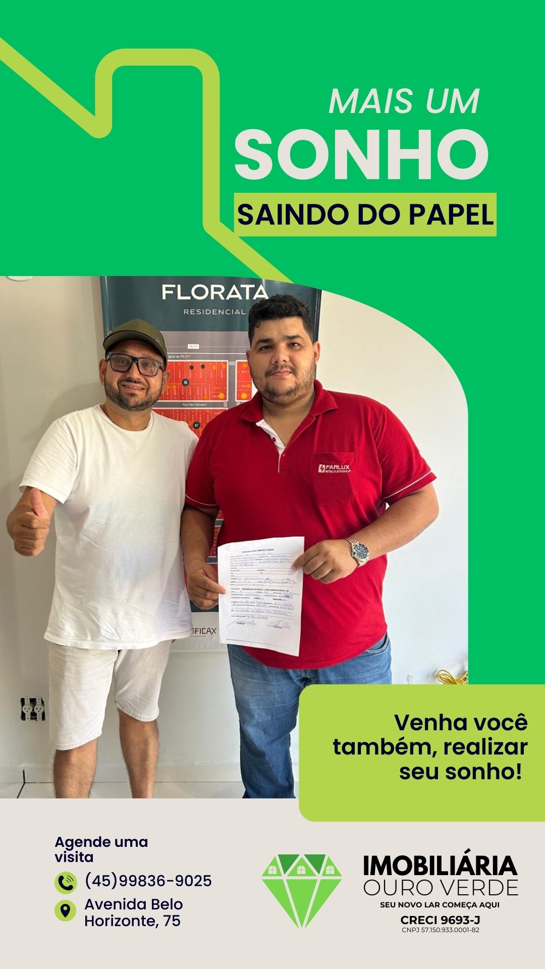 Clientes Imobiliária Ouro Verde