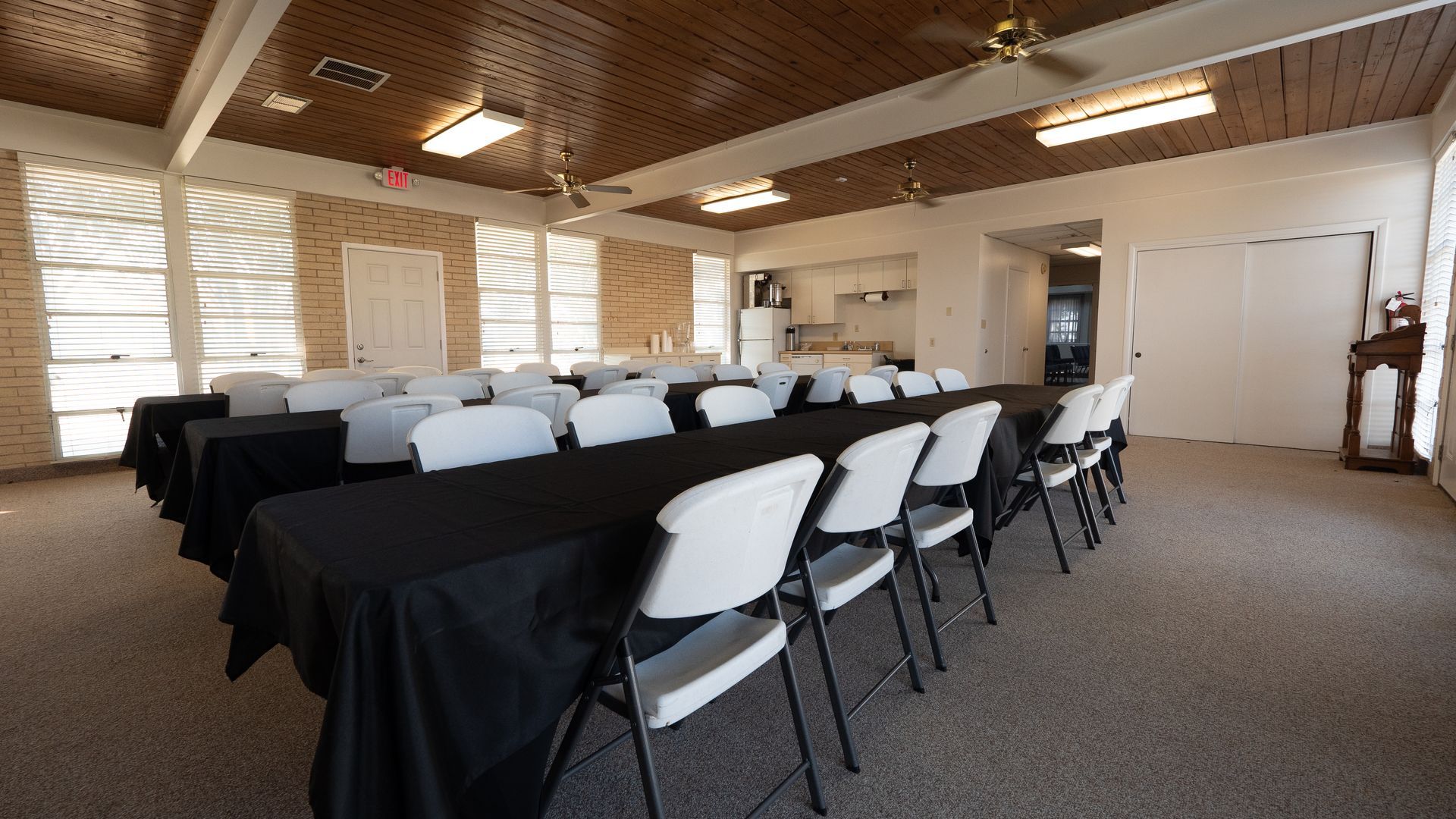 Lucas Funeral Home Dining area