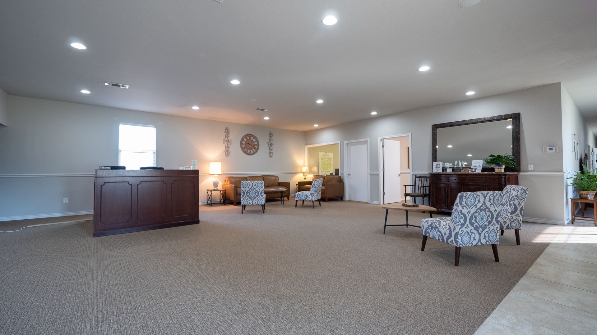 Lucas Funeral Home reception