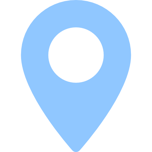 Light blue location pin.