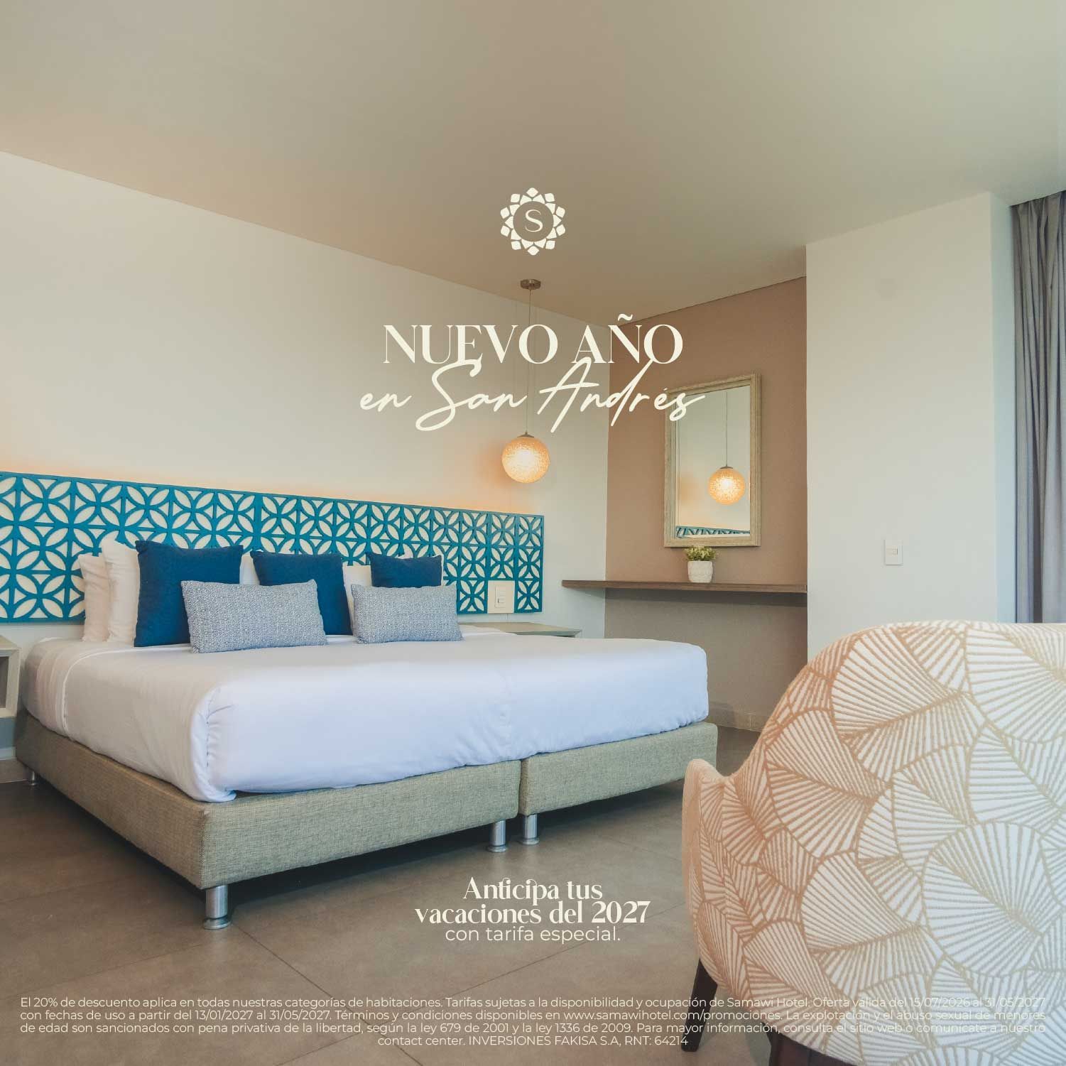 Reserva en San Andrés con el 20% de descuento en Samawi