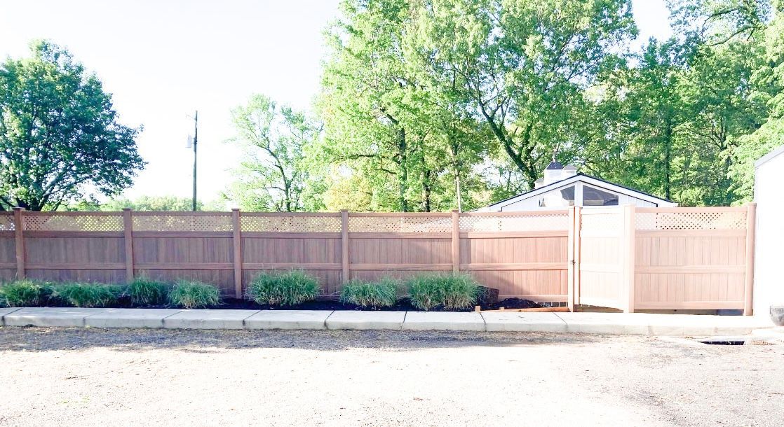 Security vinyl fence