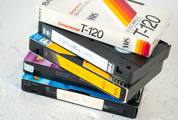 VHS and video tape to digital conversion at Robi's Camera in Lakewood WA