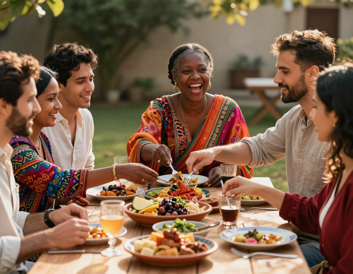 Repas partagé communautaire