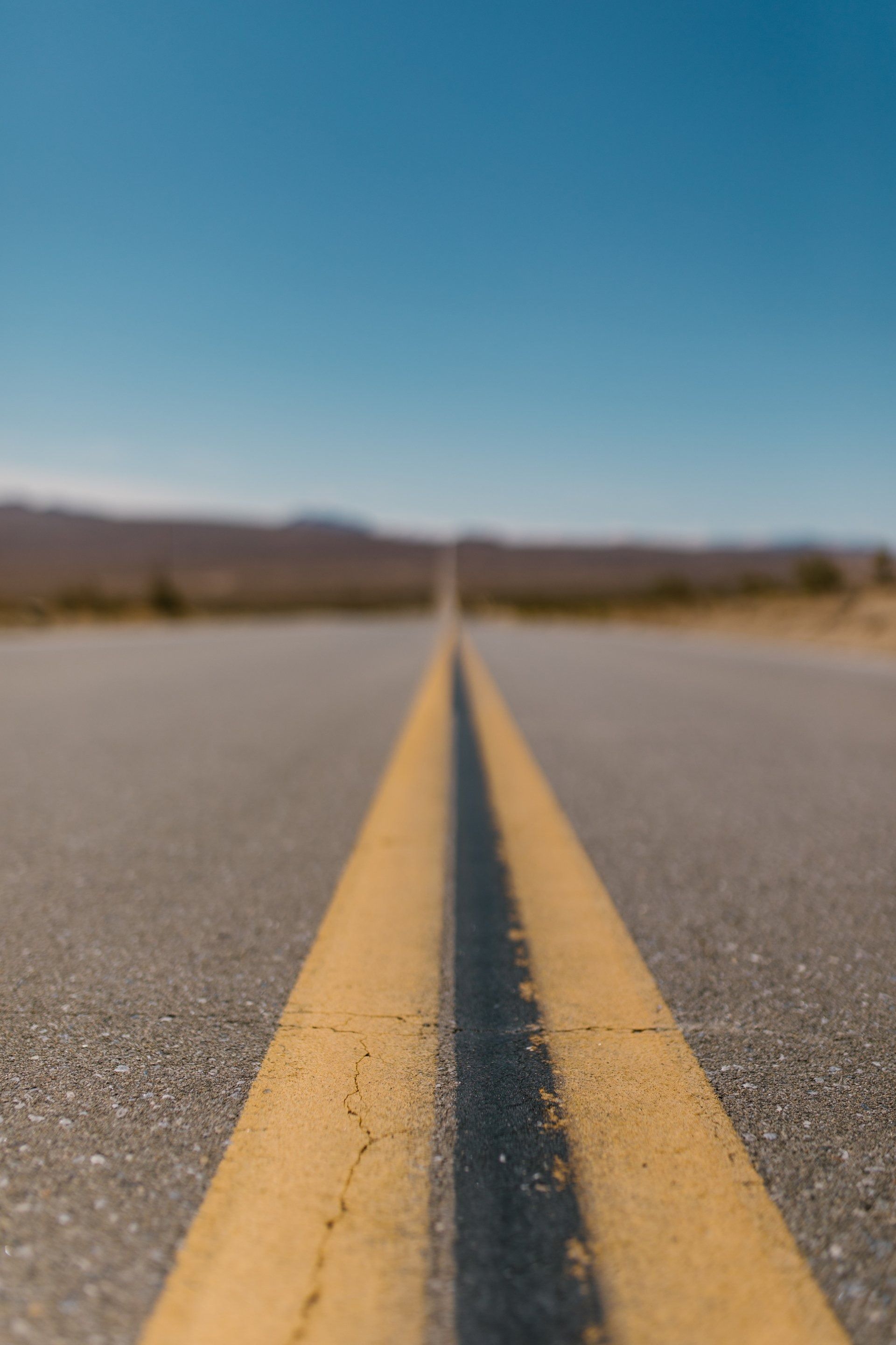 Double Yellow Lines on a Desert Road — Ace Clearing & Mulching In Old Bar, NSW