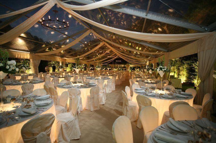 Gazebo per evento serale