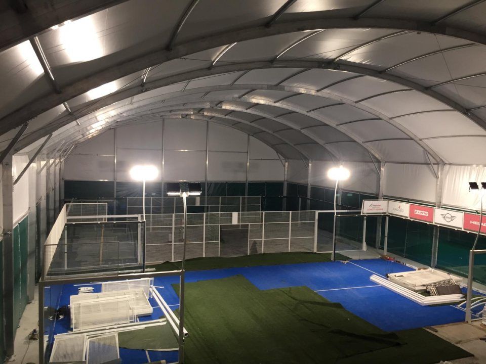 Struttura per campo da padel