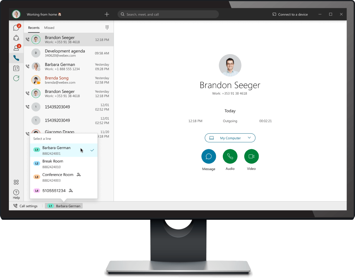 business cloud calling