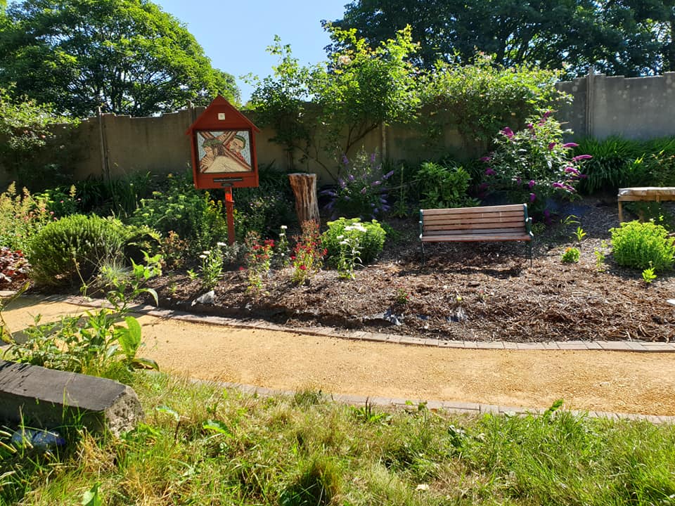 Sacred Heart Garden path