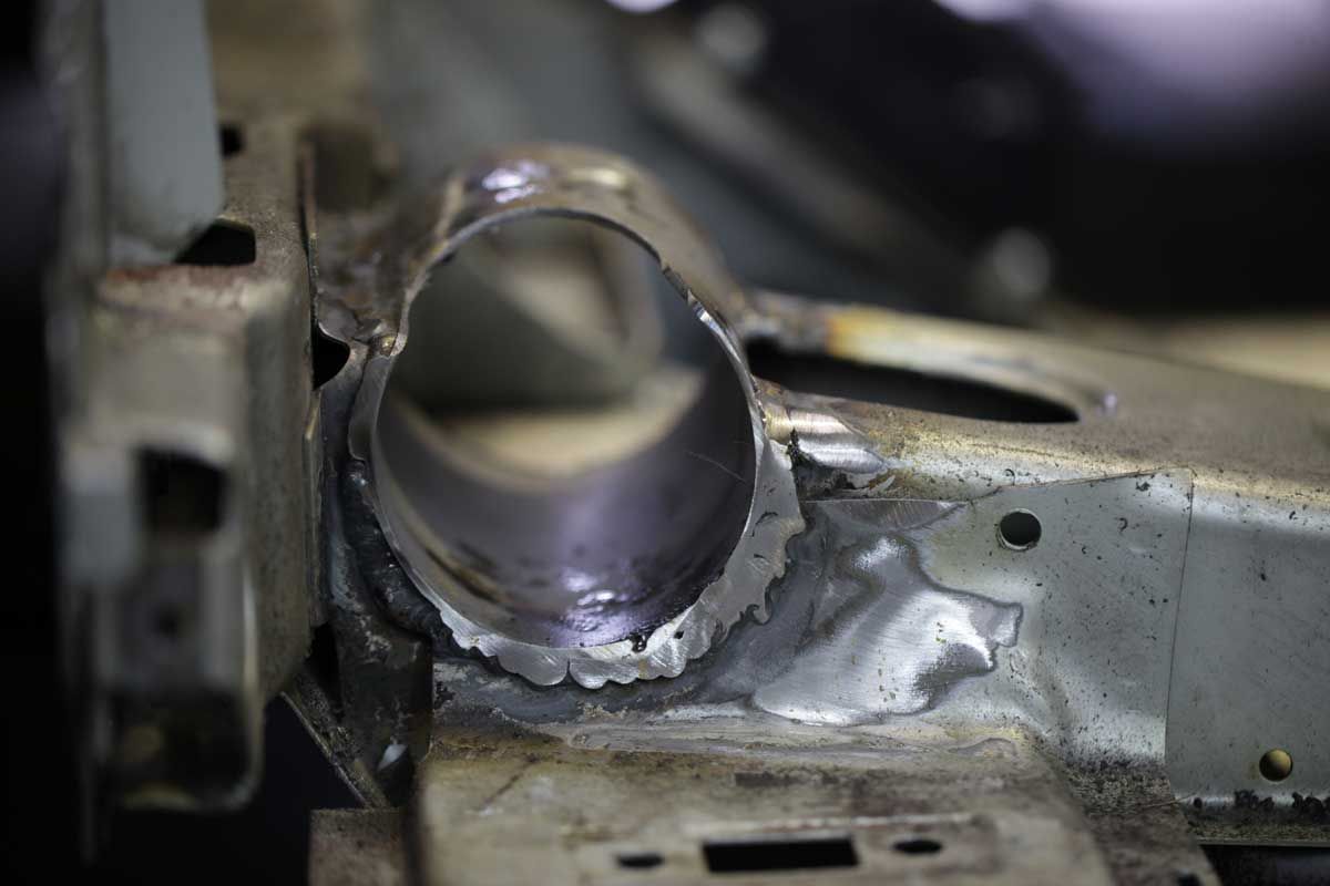 lower radiator support modification