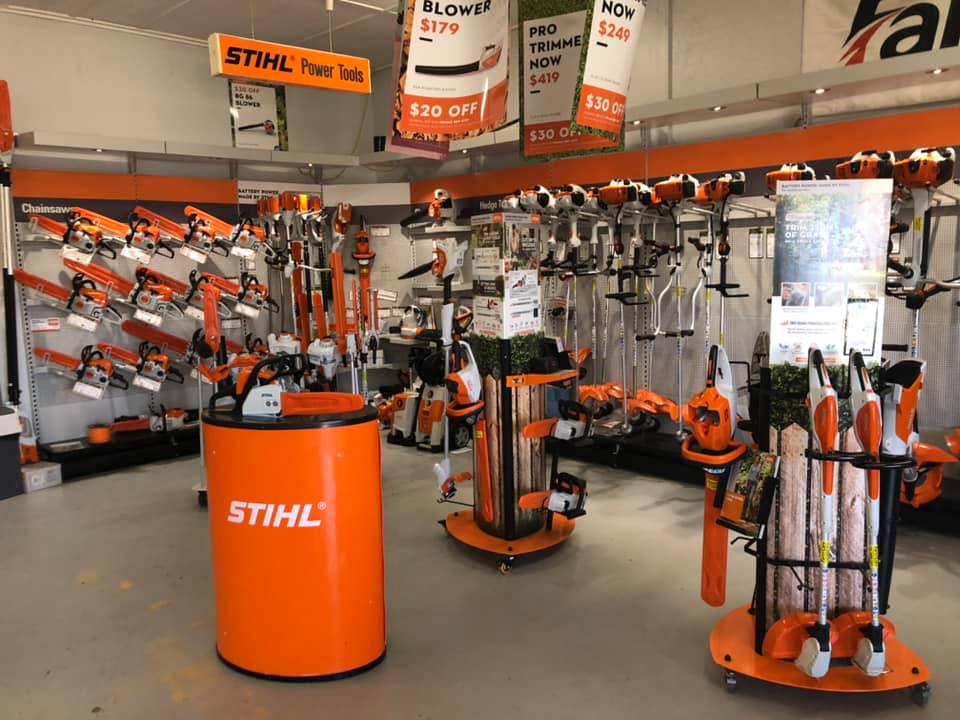 Stihl Outdoor Power Equipment Display — FarmCare in Ballina, NSW