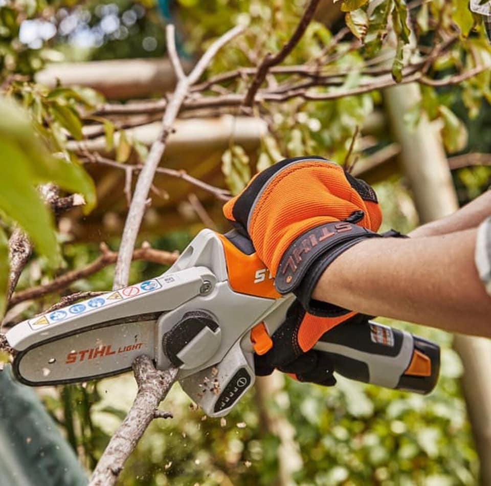 Stihl Chainsaw & Safety Gloves — FarmCare in Mullumbimby, NSW