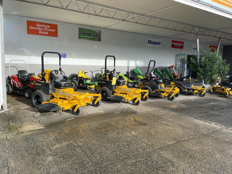 Yellow Ride On Mowers — FarmCare in Mullumbimby, NSW