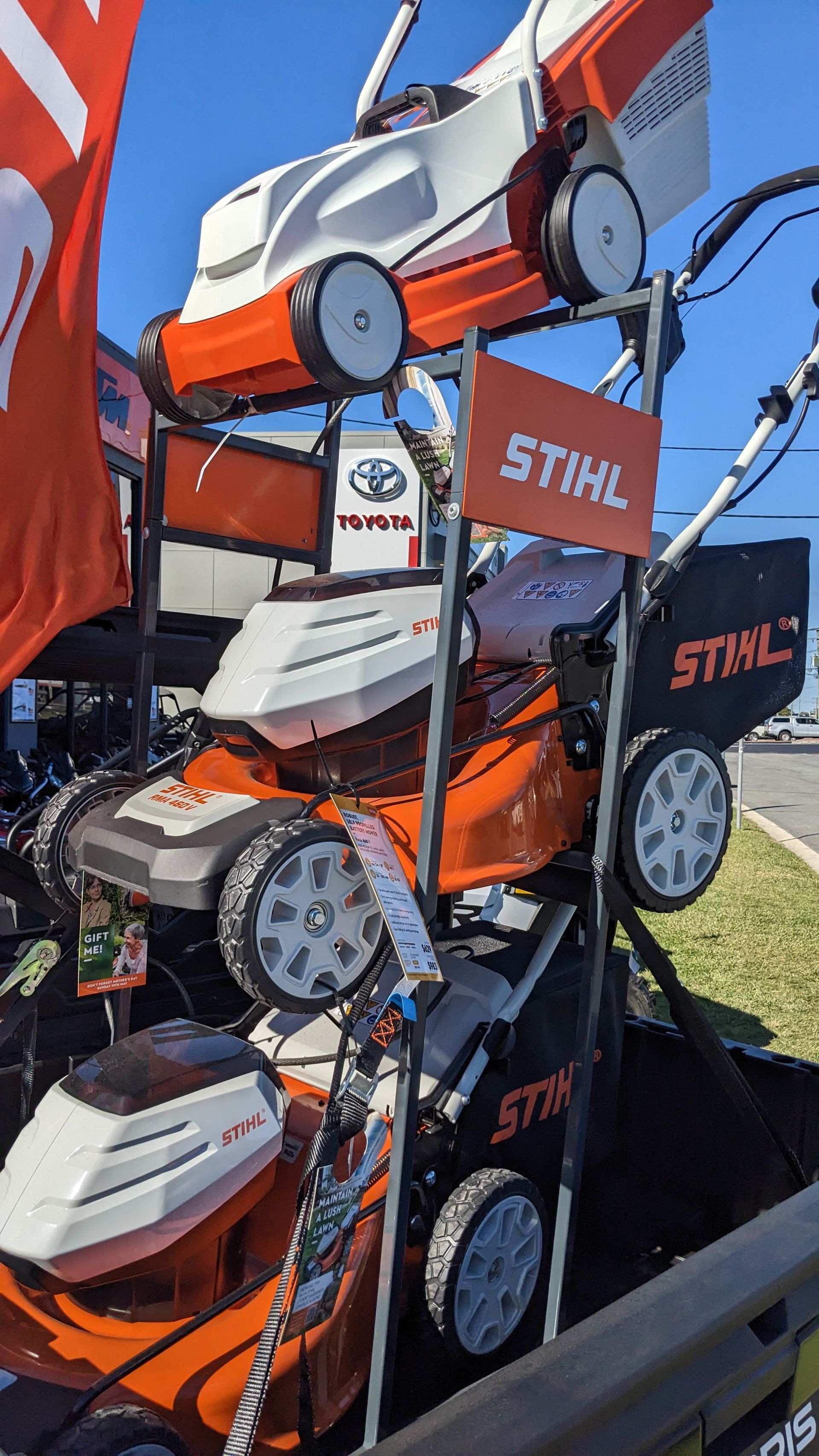 STIHL electric push mower

