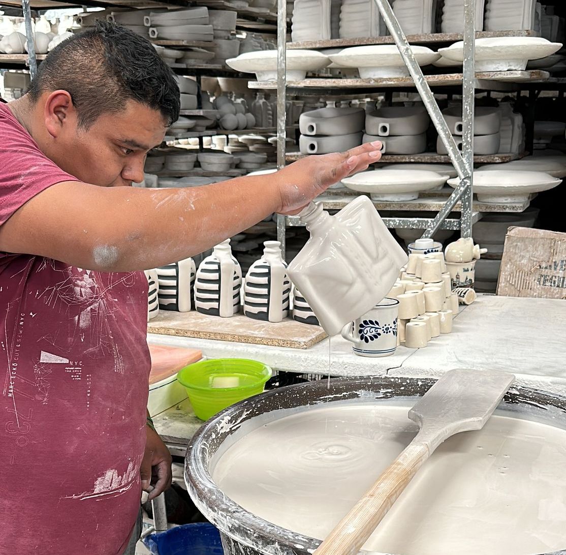 azulejos bottle making process