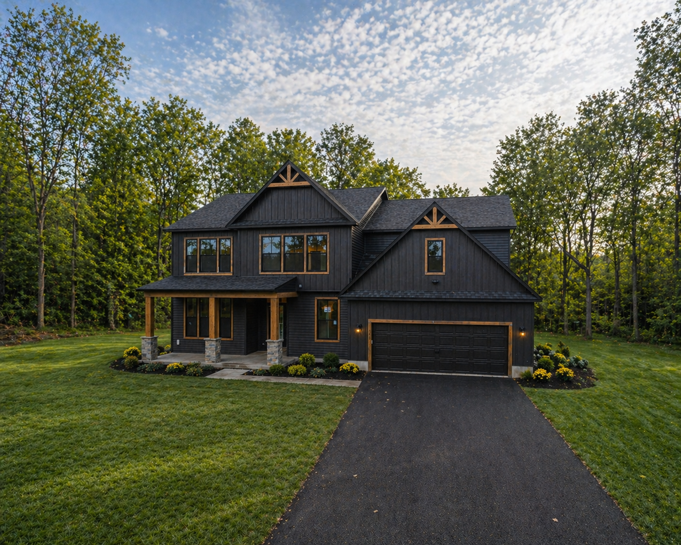 Washington Front Exterior | Cornerstone Homes | Clay, NY