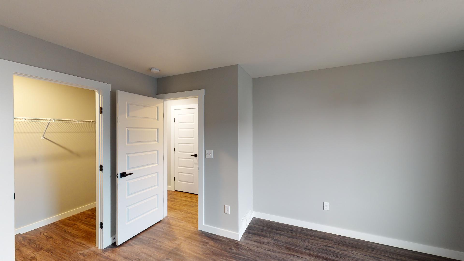 bedroom with closet