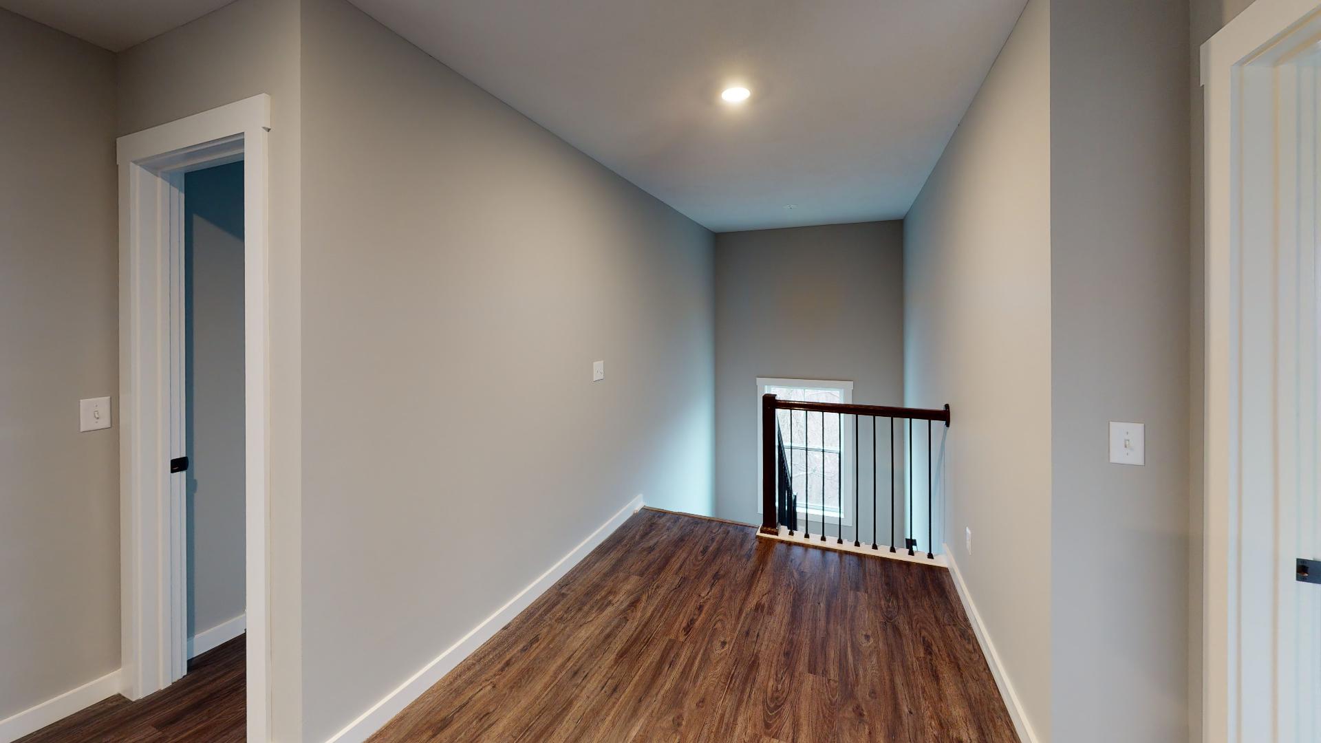 top of stairs