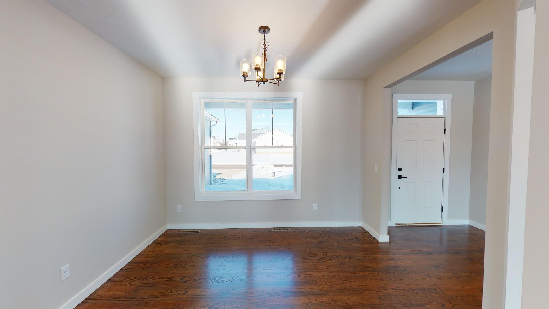 dining room and front entryway