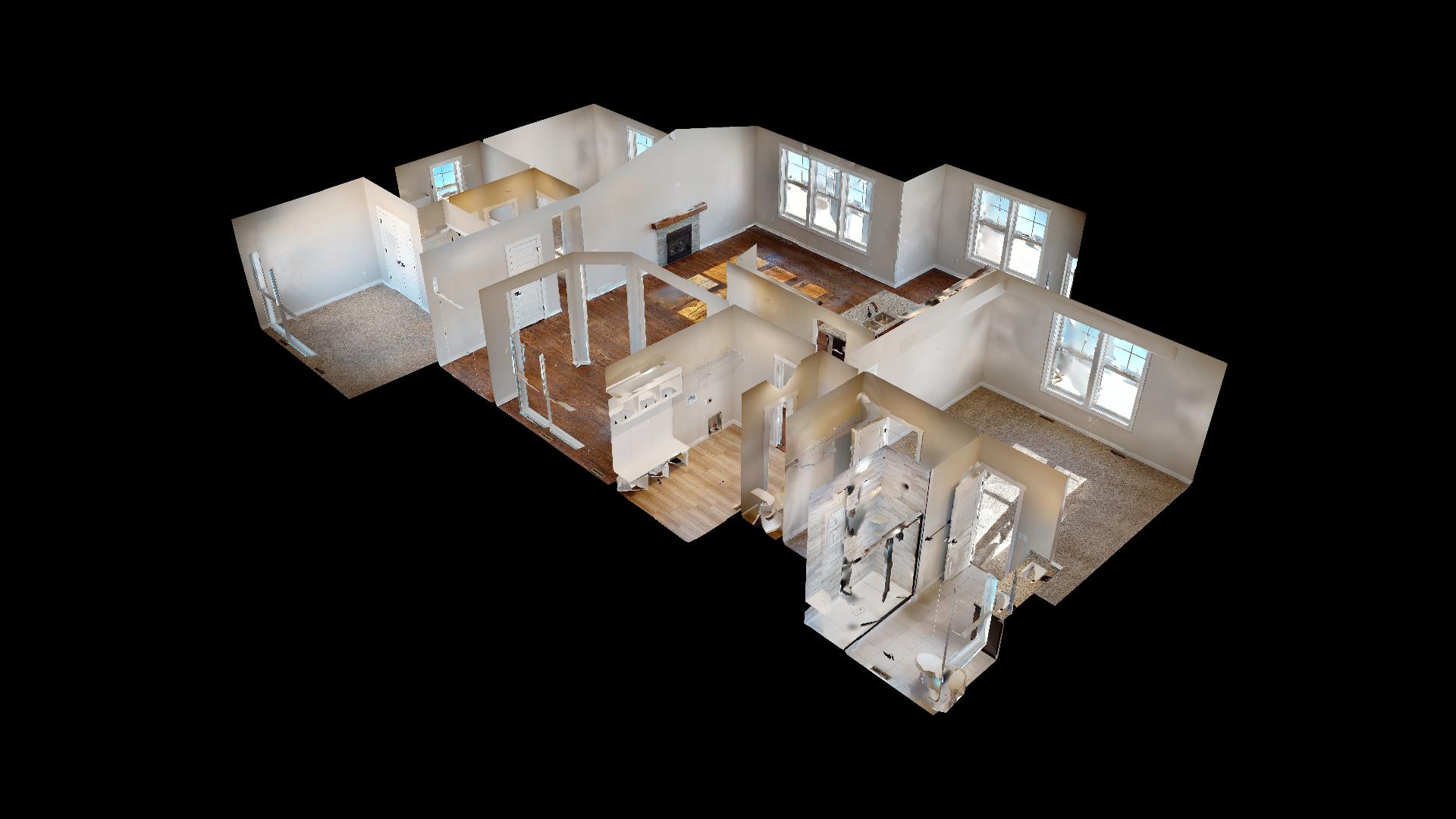 The Arlington doll house view