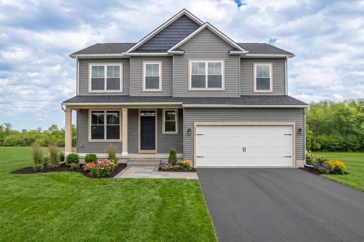 Hamilton Front Exterior | Cornerstone Homes | Clay, NY