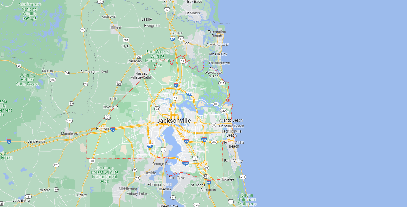 Duval County Map