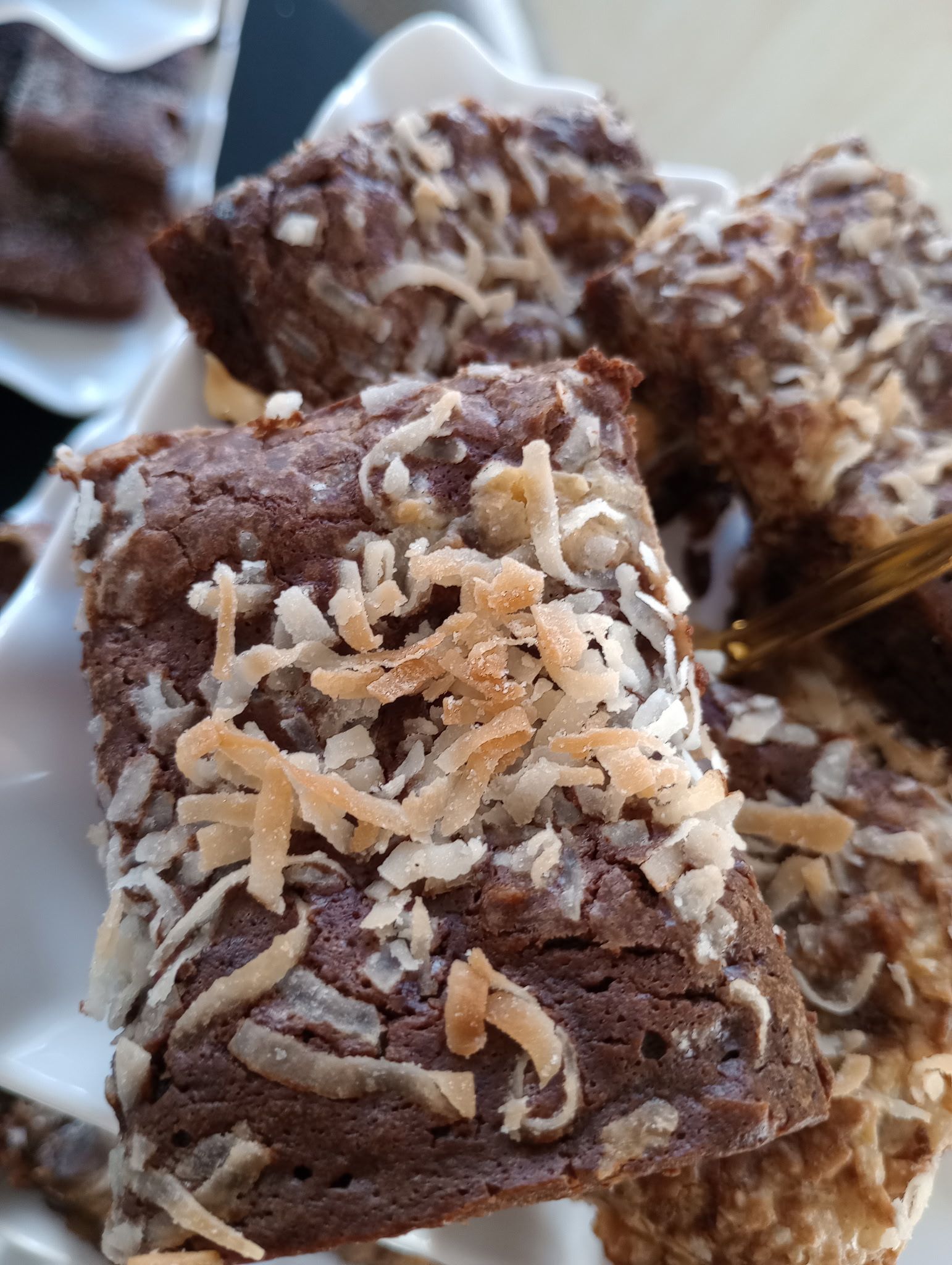Toasted Coconut Brownies (Per Dozen)