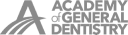 The logo for the academy of general dentistry