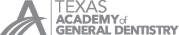 The logo for the texas academy of general dentistry