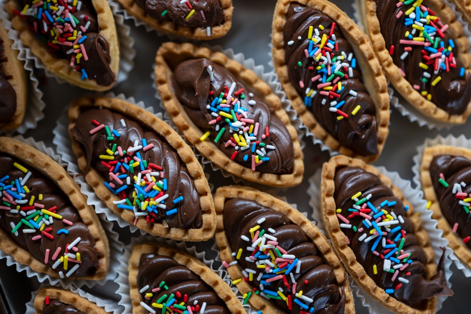 barchette al cioccolato