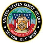 The seal of the united states coast guard sector key west.