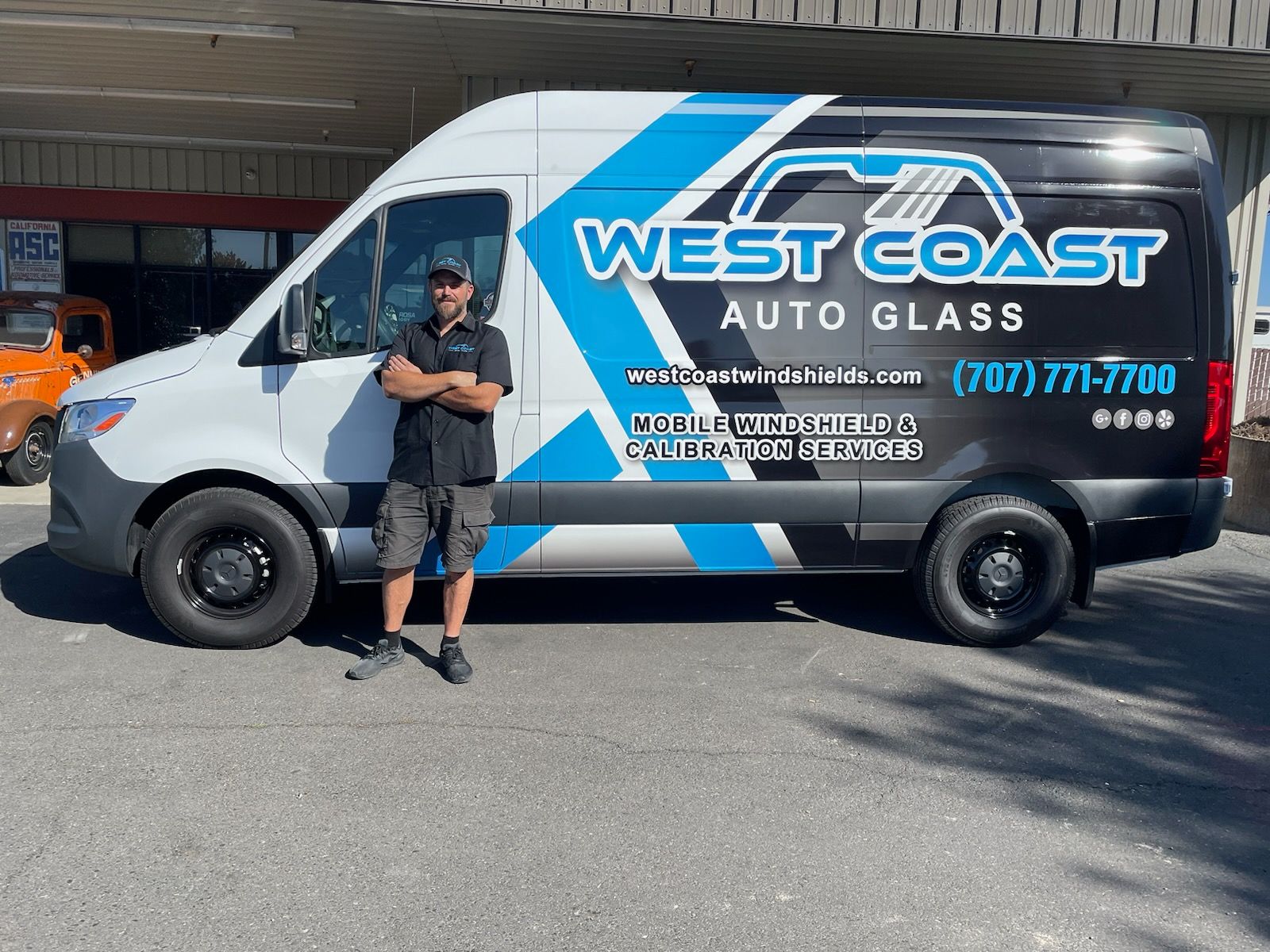 Semi-truck glass repair near Santa Rosa, CA