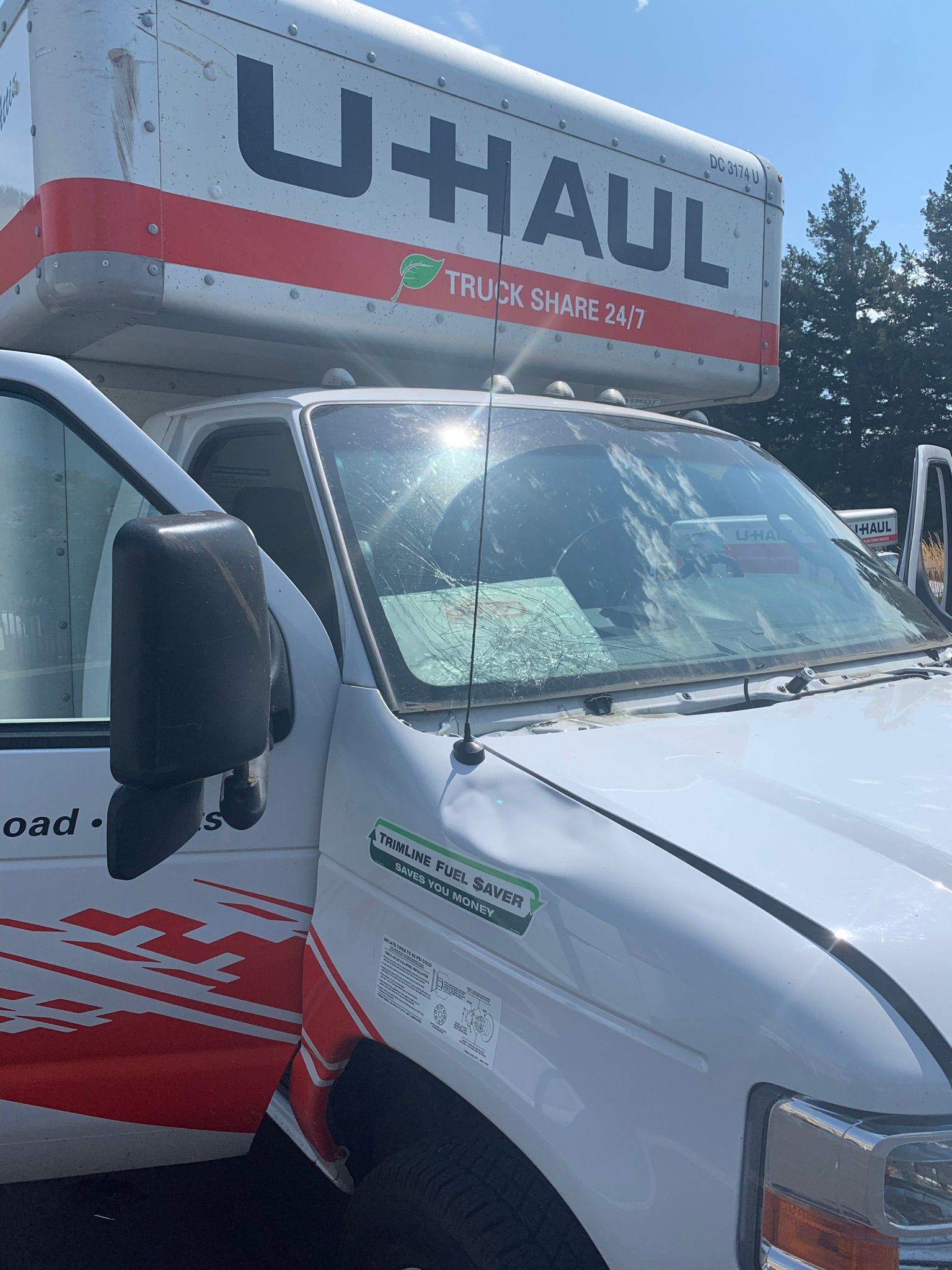 Before a windshield replacement in Petaluma, CA