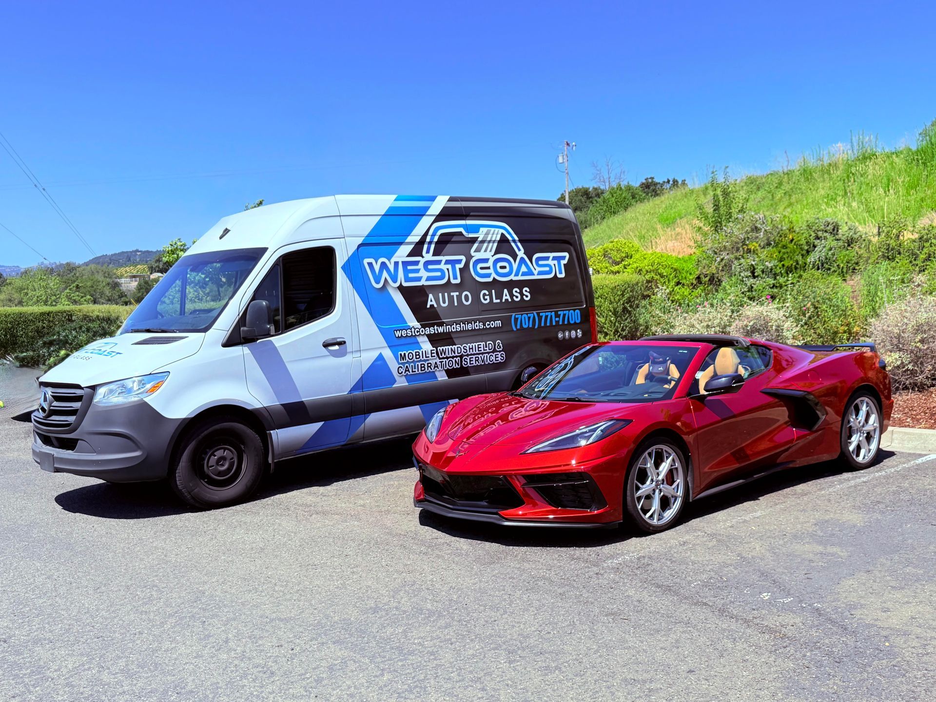Rock chip repair in Santa Rosa, CA