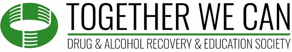 A logo for the together we can drug & alcohol recovery & education society