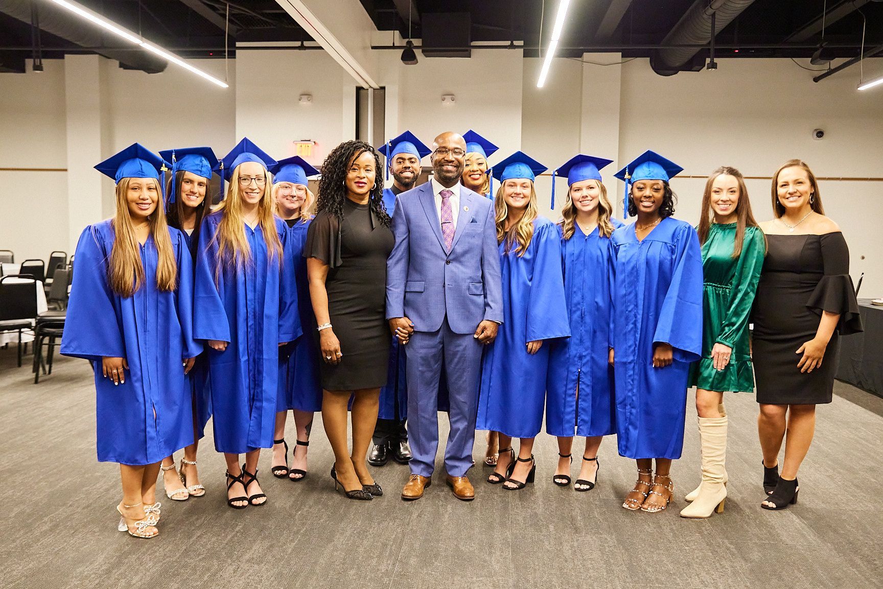 Students graduating and smiling with 12 week dental assistant degree | GA