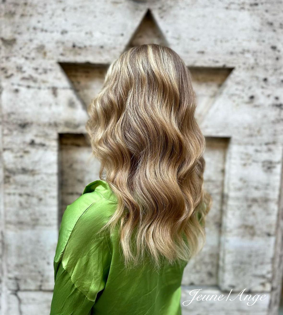 biondo mosso balayage