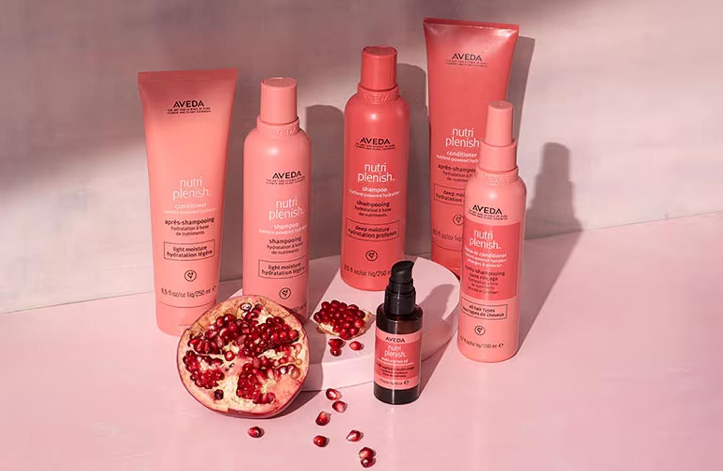 linea nutriplenish Aveda per capelli sottili e spessi