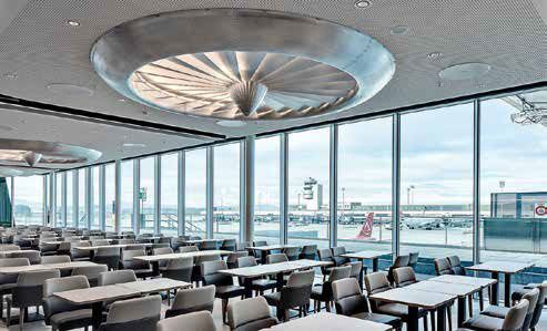 Restaurant AIR Flughafen Zürich bei der Zuschauerterrasse