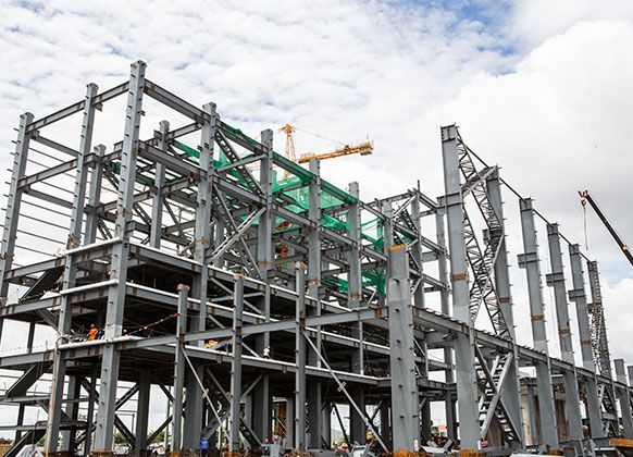 Metal warehouse construction in Spring Colorado for commercial use