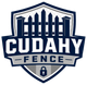 Cudahy Fence Logo with Shield Emblem, Fence Graphic, Lock Icon, and Company Name in Cudahy, WI