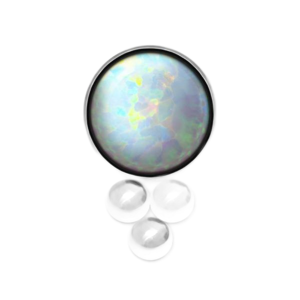 Ada 3 Beaded Opal - Fire&Snow