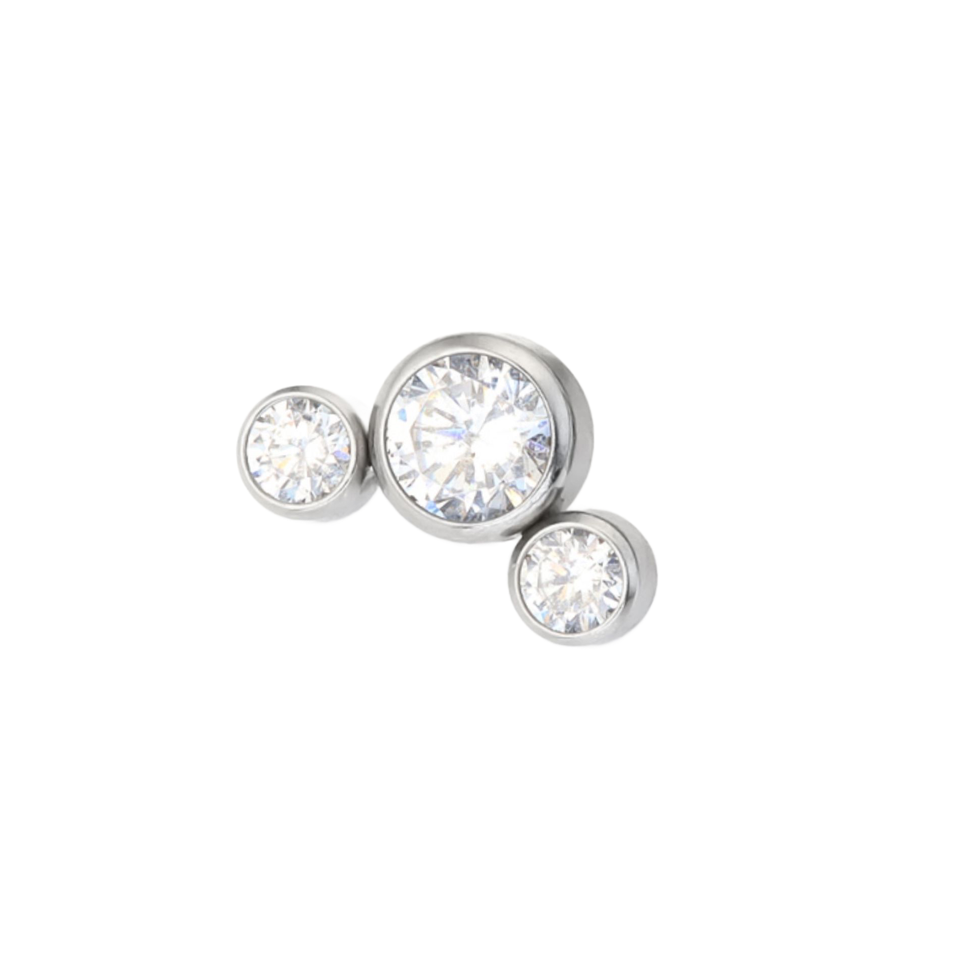 Triple Cabochon Strass